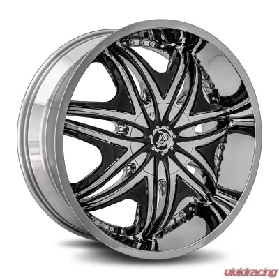 Diablo Morpheus Wheel 22x9.5 Blank 13 73.1 Chrome - MOR-229BLNK1373